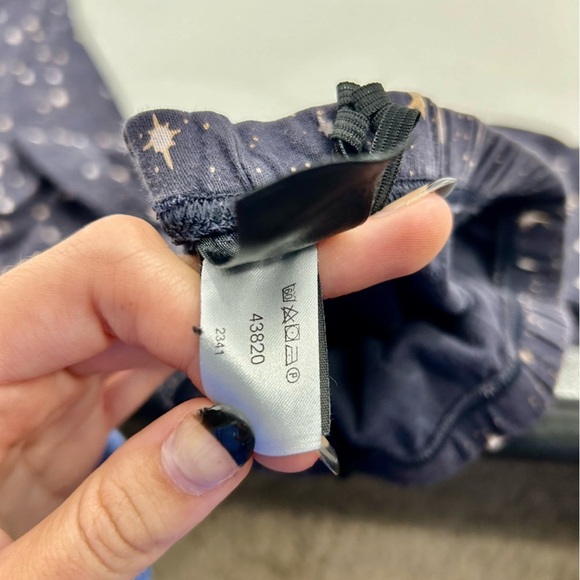 Calida Bamboo Navy Blue Star Galaxy Print Loungewear Pajama Set Medium - Picture 14 of 14